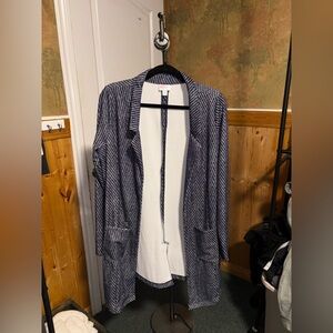 LuLaRoe | Navy Printed Blazer